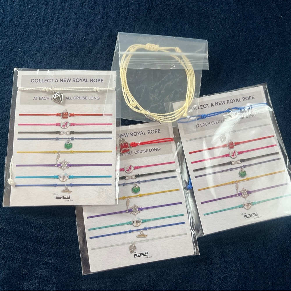 Elegant Multi-Color Rope Bracelets Set